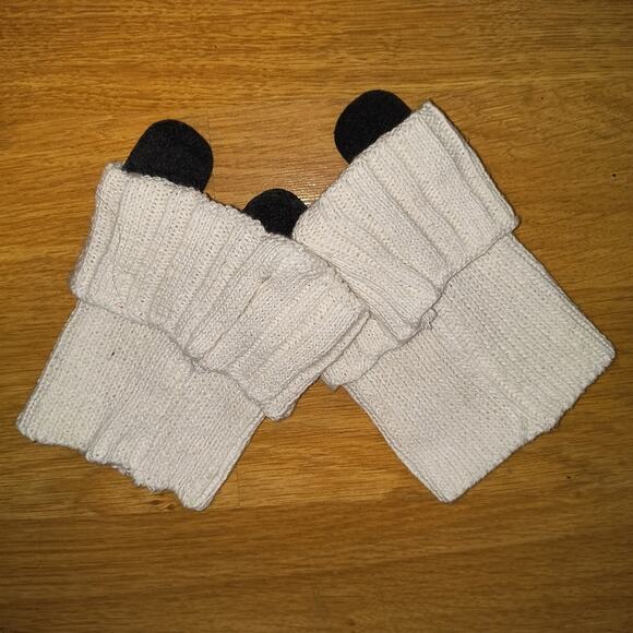 Five Below Panda Bear Animal Boot Sock Cuffs One Size - Picture 5 of 5